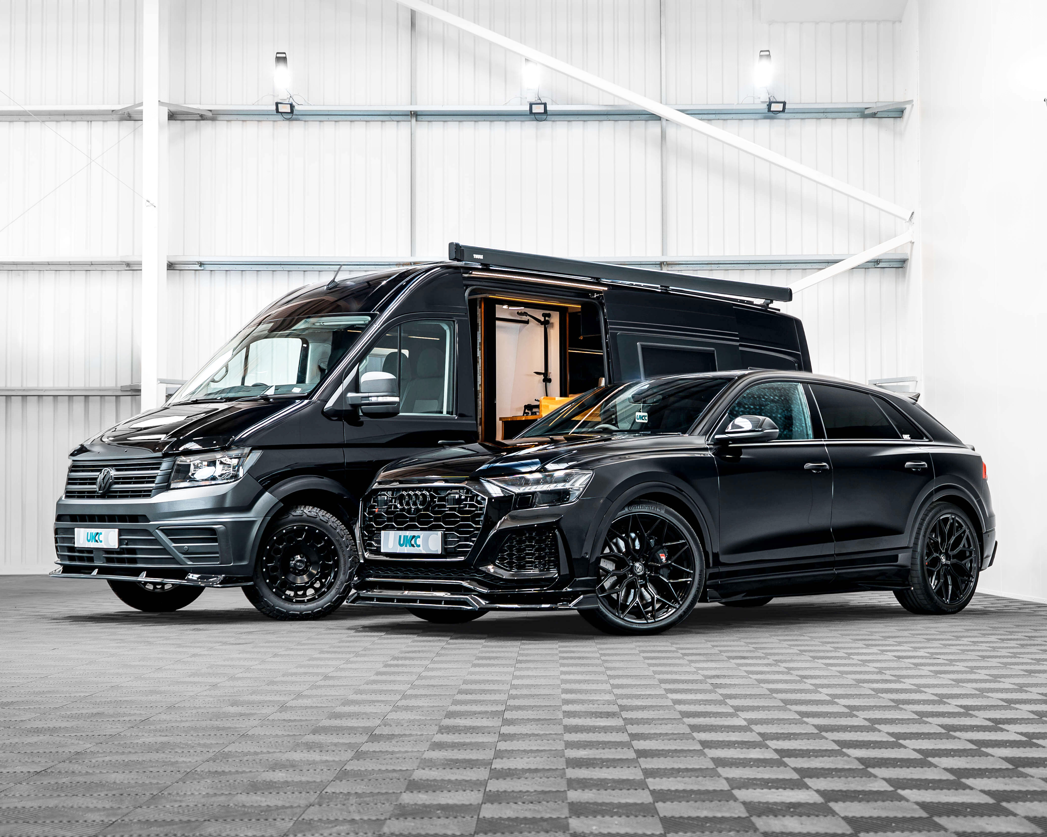 AUDI RSQ8 + VW CRAFTER CAMPERVAN!