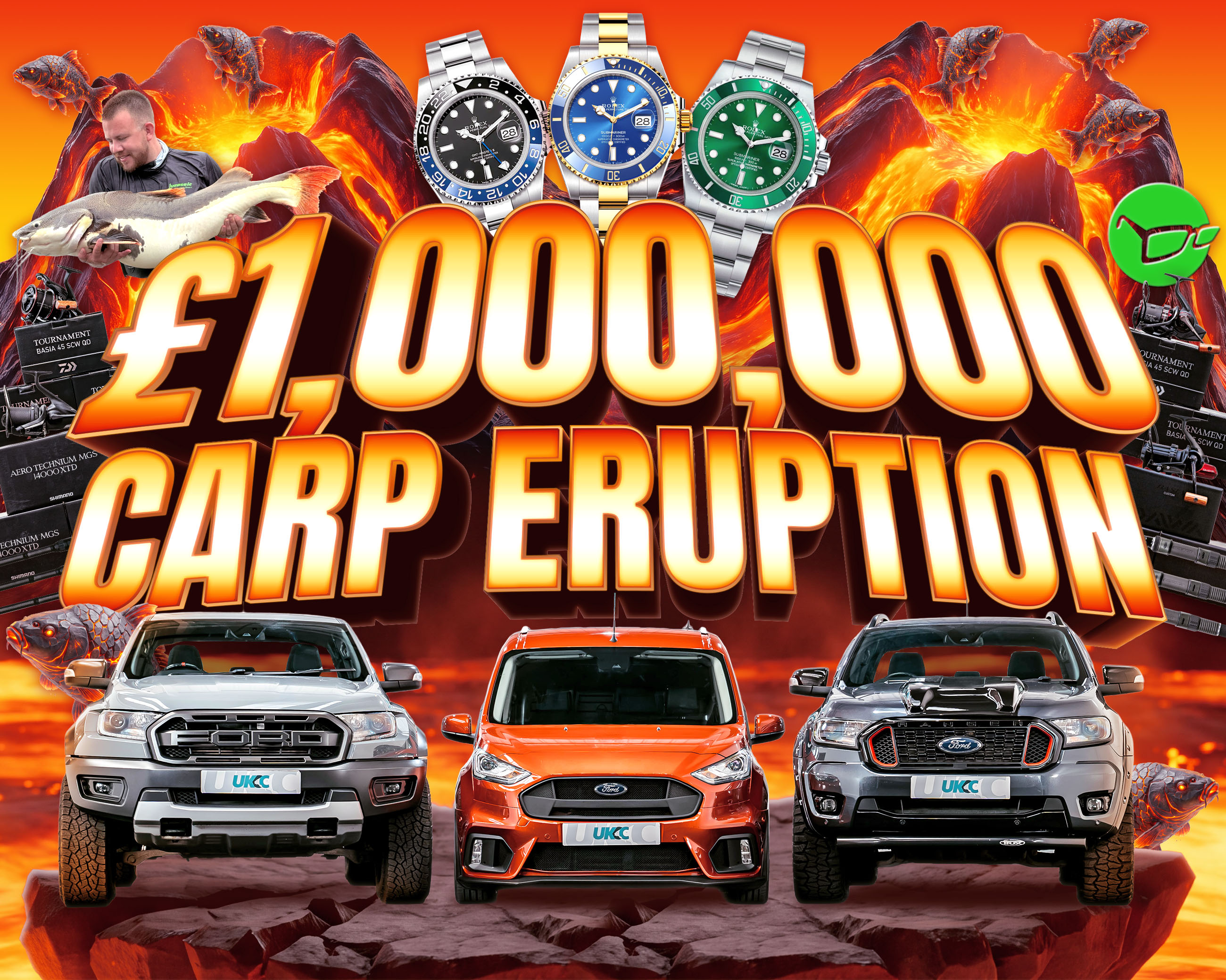 £1MILLION UKCC CARP ERUPTION!